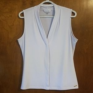 Calvin Klein sleeveless white top
